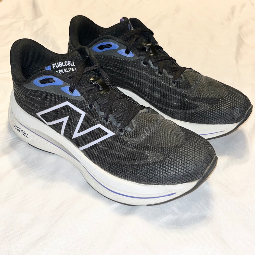 New Balance FuelCell Walker Elite Black White Walking Womens‎ 9.5 Shoes